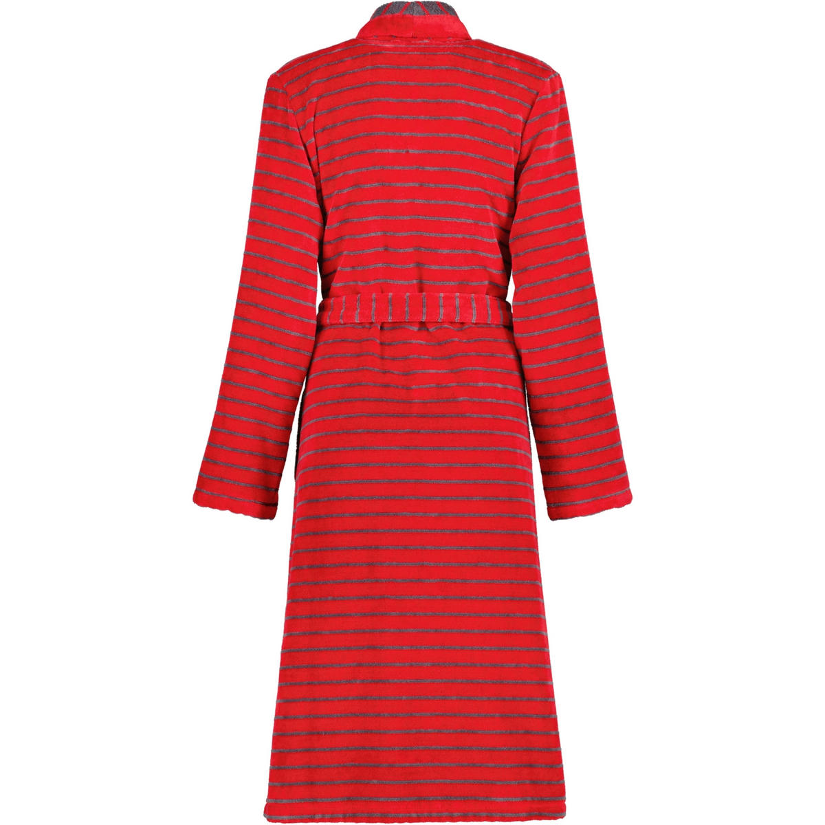 BADEMANTEL DAMEN SCHALKRAGEN SHADES 1491 ROT - 27 - Rot, Textil (Snull) - Cawoe