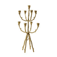 KERZENHALTER Ranica Gold Ø29/63,5 cm - Goldfarben, Metall (29/63.5/29cm) - Light & Living