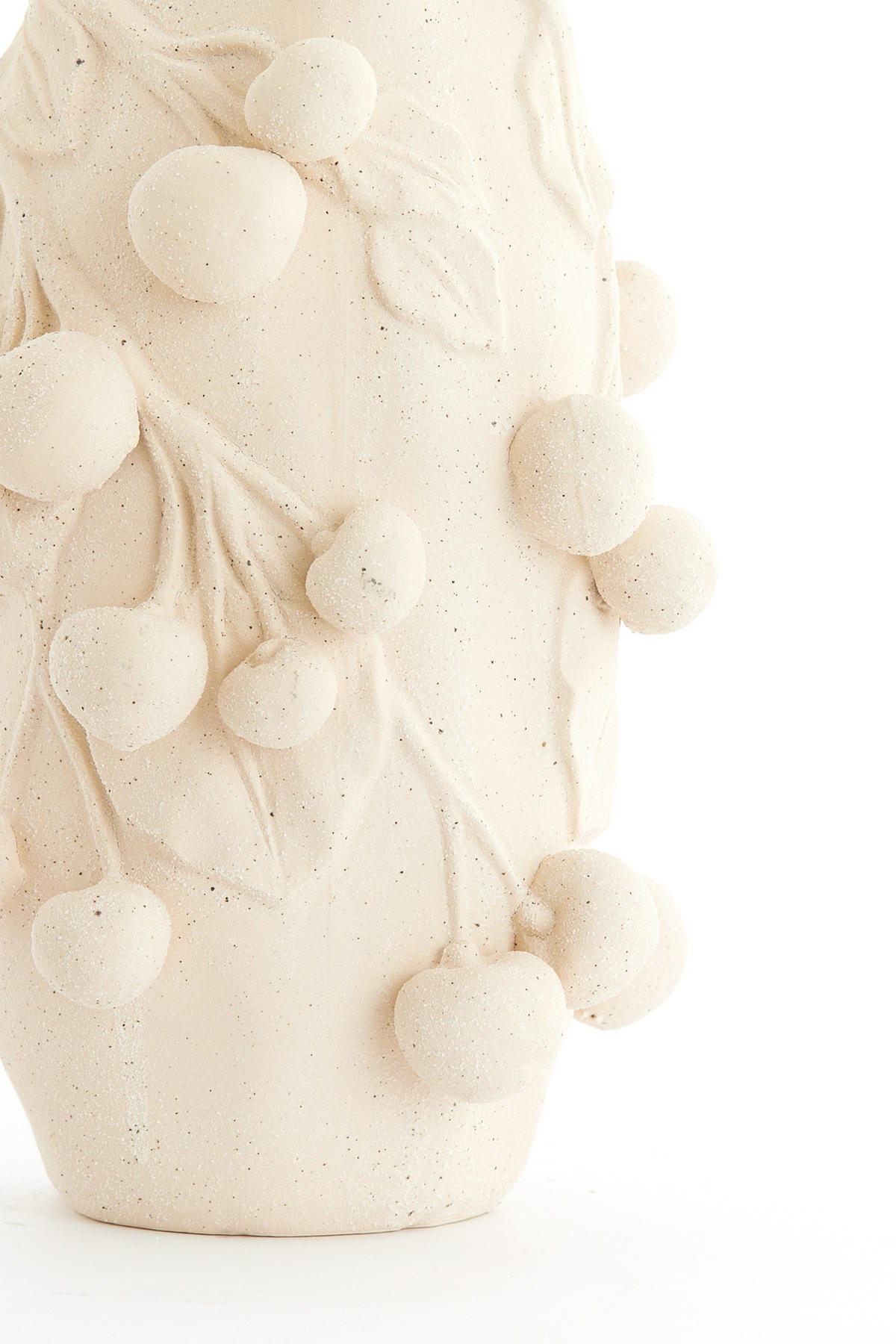 VASE Kirsche Weiß Ø20/30,5 cm - Weiß, Keramik (30.5cm) - Light & Living
