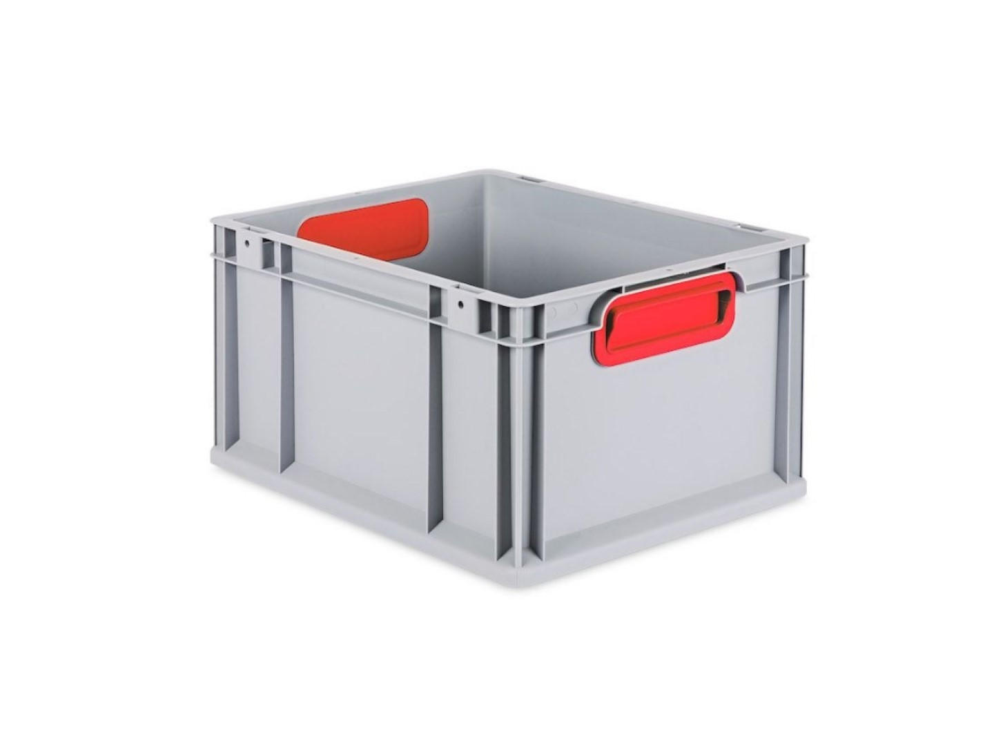 EUROBOX Nextgen Color 22x30x40cm 20 Liter Griffe Rot Geschlossen - Rot, Kunststoff (30/22/40cm) - PROREGAL