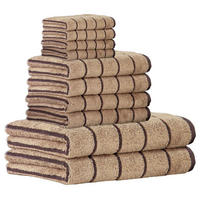 HANDTUCH Unisex Balance Beige Baumwolle 10er Pack - Sandfarben, Textil (200/135cm) - Cawoe