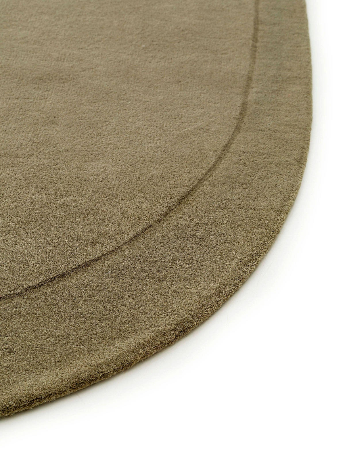 WOLLTEPPICH Shape Hellgrün 200x300 cm - Hellgrün, Textil (200/300cm) - benuta Pure