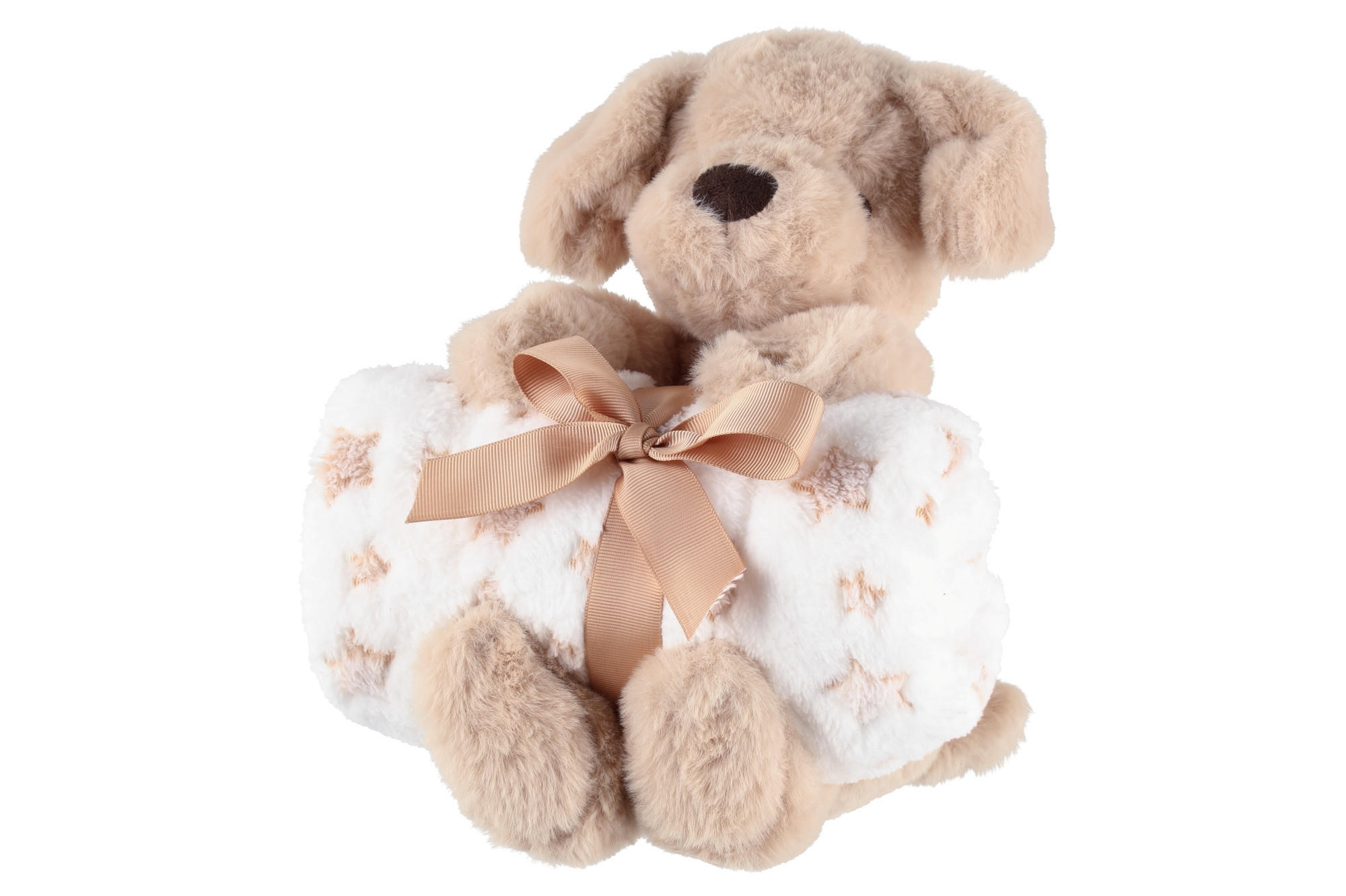 FLEECEDECKE Maskottchen 75/100 cm - Braun, Textil (19.5/26cm)