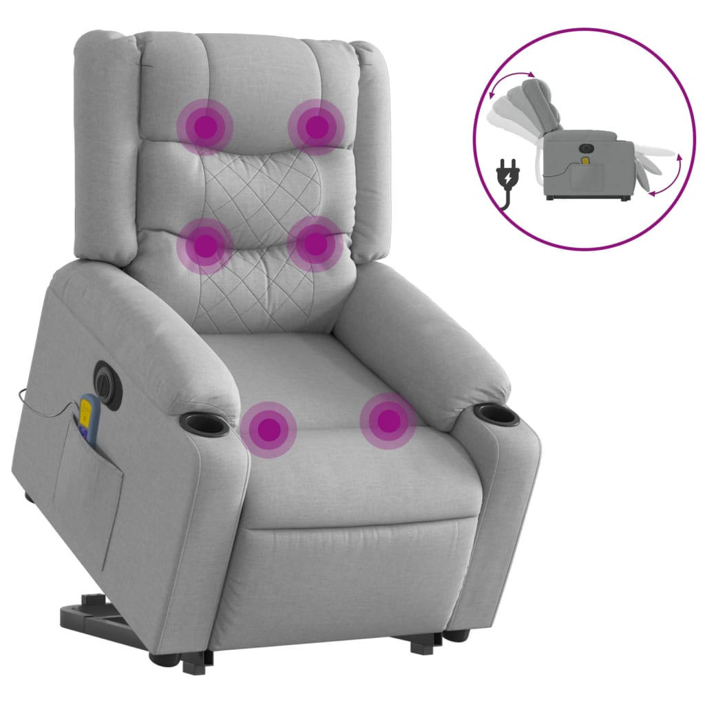 MASSAGESESSEL Mack - Hellgrau, Metall (77/99/93cm) - Nettlife