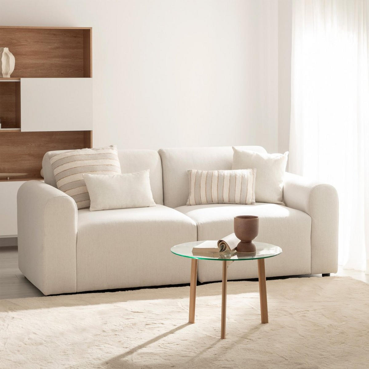 COUCHTISCH FESTER Eyre Durchsichtig 60 cm x 45 cm - Transparent, Glas (60/60/45cm) - Klast Home