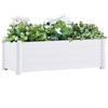 GARTEN-HOCHBEET PP Weiß 100x43x35 cm - Weiß, Kunststoff (100/35/43cm) - furnicato