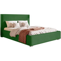 POLSTERBETT 160x200 Sydney mit Bettkasten, Grün - Grün, Holz/Textil (160/200cm) - Emporius