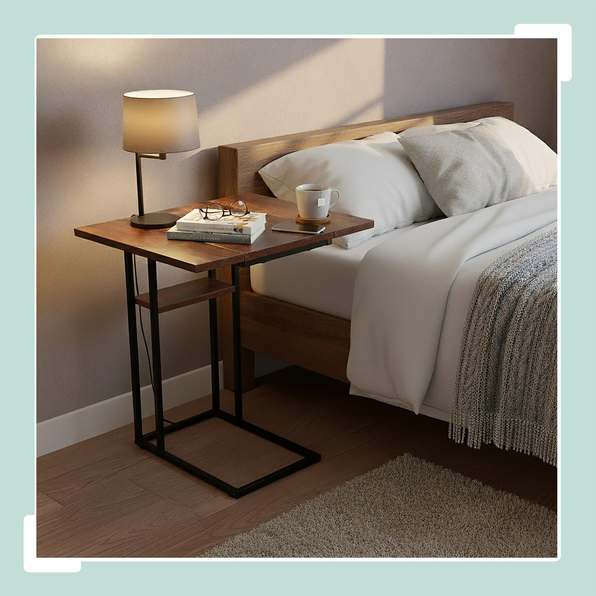 BEISTELLTISCH - Multicolor, Holzwerkstoff/Metall (39/52/64cm) - Relaxdays