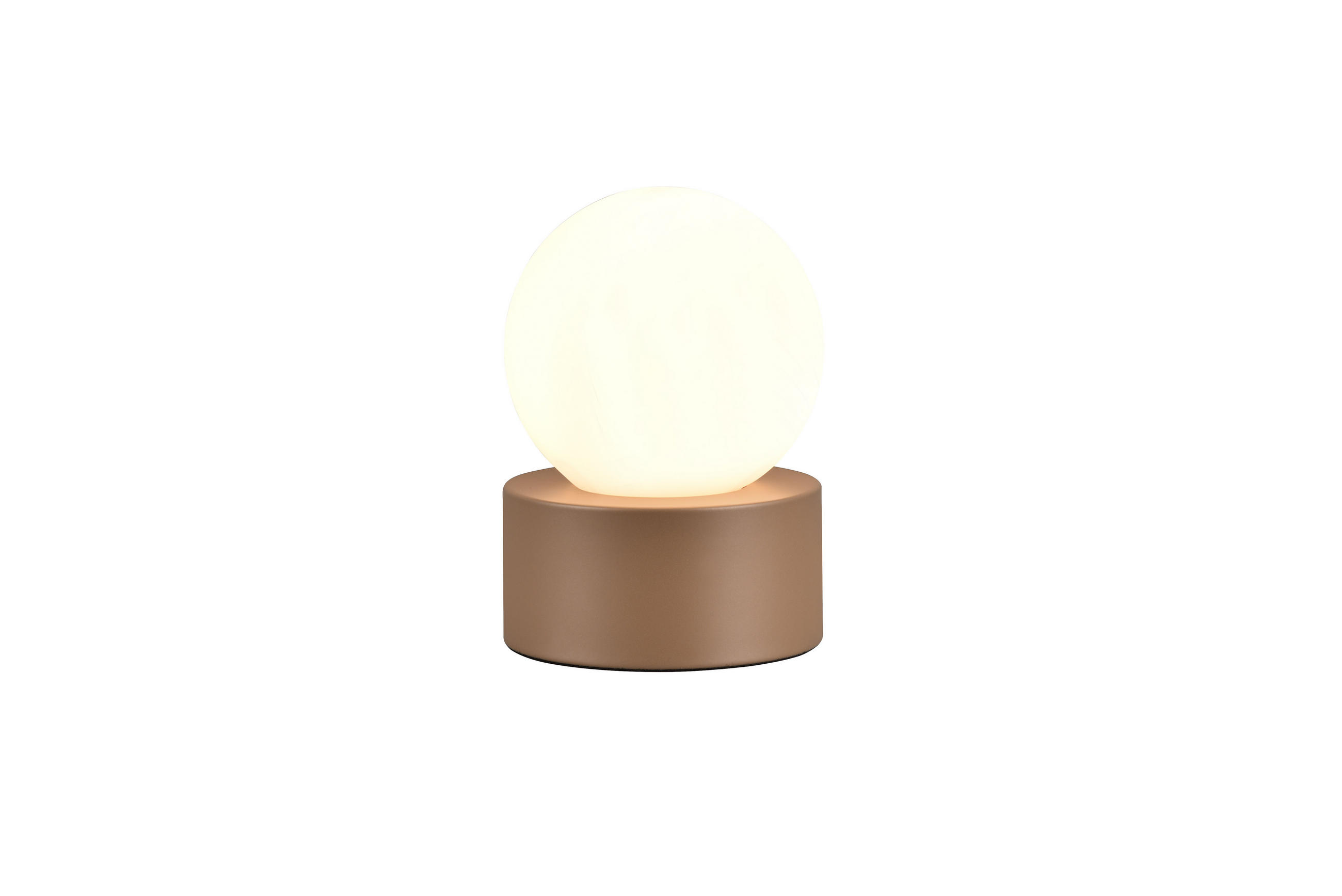 Trio Leuchten Tischlampe Braun 12x17x12 cm