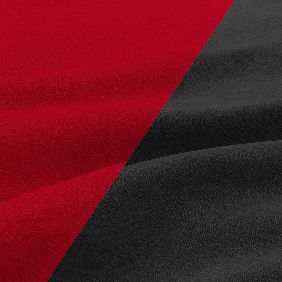 SOFA 3-SITZER MIT SCHLAFFUNKTION NOLA Schwarz/Rot - Rot/Schwarz, Textil (86/85/191cm) - Mebligo