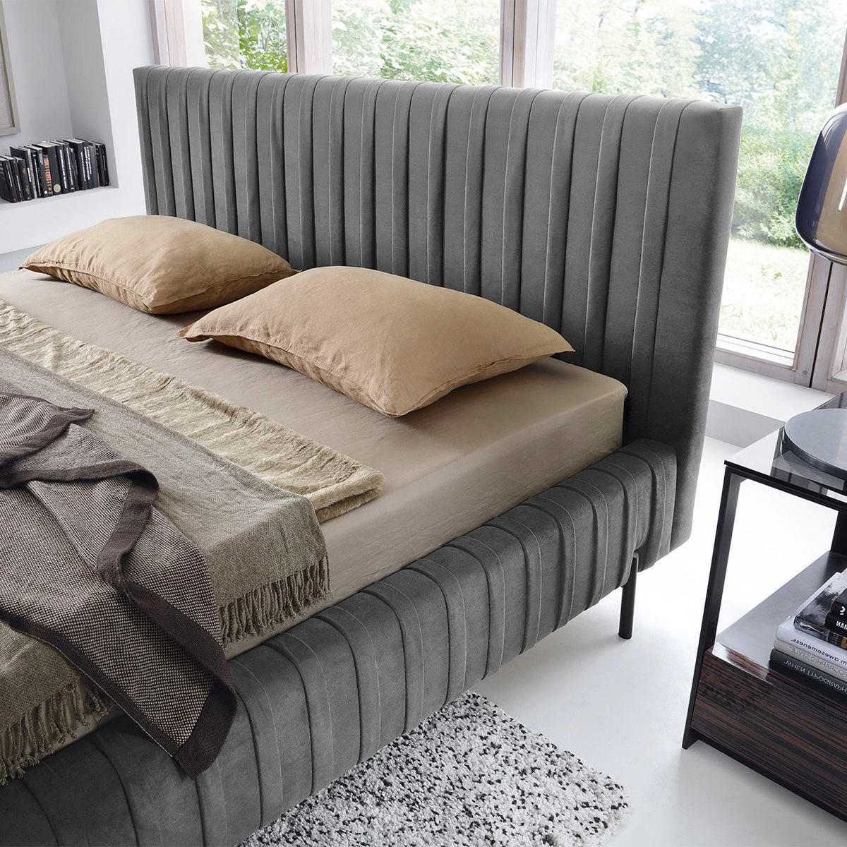 TODO - Grau, Holz (160/200cm) - Petits-meubles