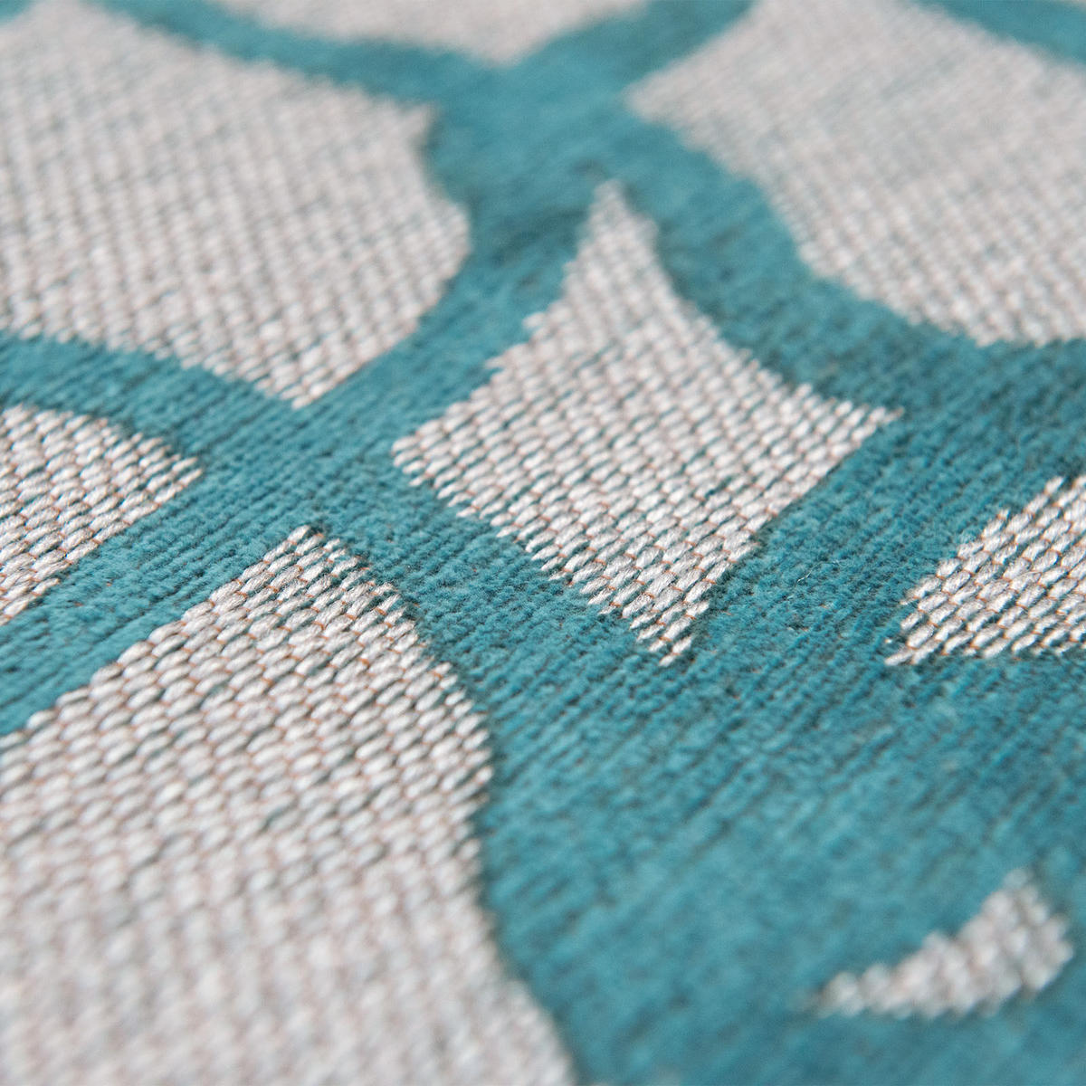 TEPPICH In-/Outdoor Flachgewebe INDIGO 80 x 250 cm - Blau, Textil (80/250cm) - Novatrend
