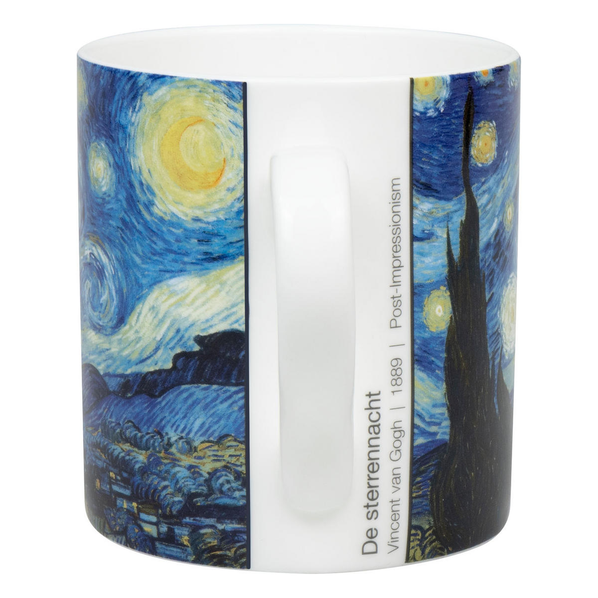 KAFFEEBECHER De Sterrennacht by Van Gogh - Naturfarben, Keramik (0.4L) - Könitz
