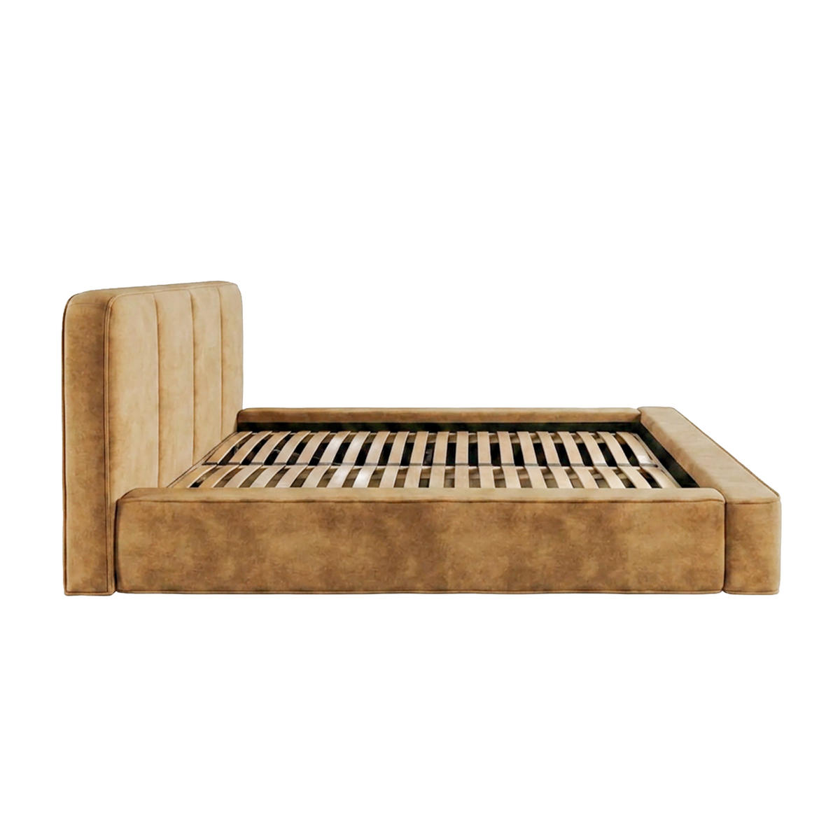 POLSTERBETT RANDELA 200x200 cm, Beige - Beige, Textil (200/200cm) - Fedve
