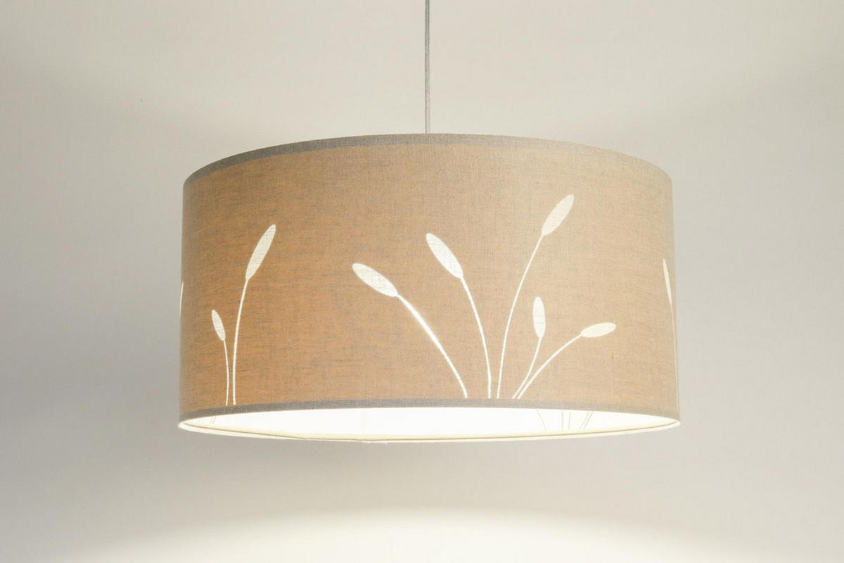 HÄNGELEUCHTE Taupe 40/90 cm - Taupe/Beige, Kunststoff (20/0.4/90cm) - ONZENO