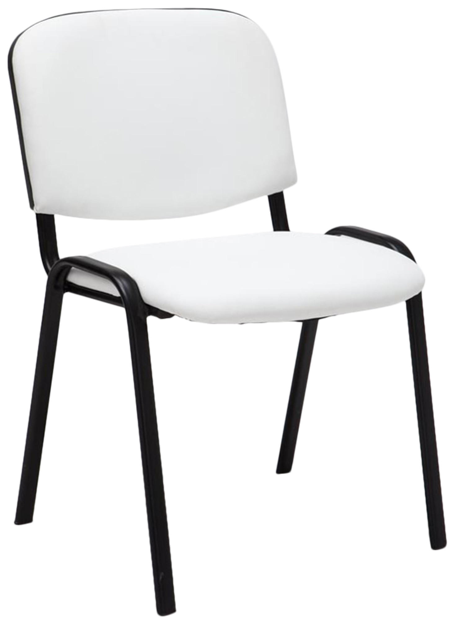 Deluke Besucherstuhl Weiß 53x83x53 cm