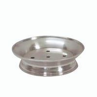 SEIFENHALTER aus Silber - 13/13/4 cm - Silberfarben, Metall (13/4/13cm) - Signature