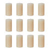 STUMPENKERZE (12er Set) Rustic - Beige, Paraffin (13cm) - Butlers