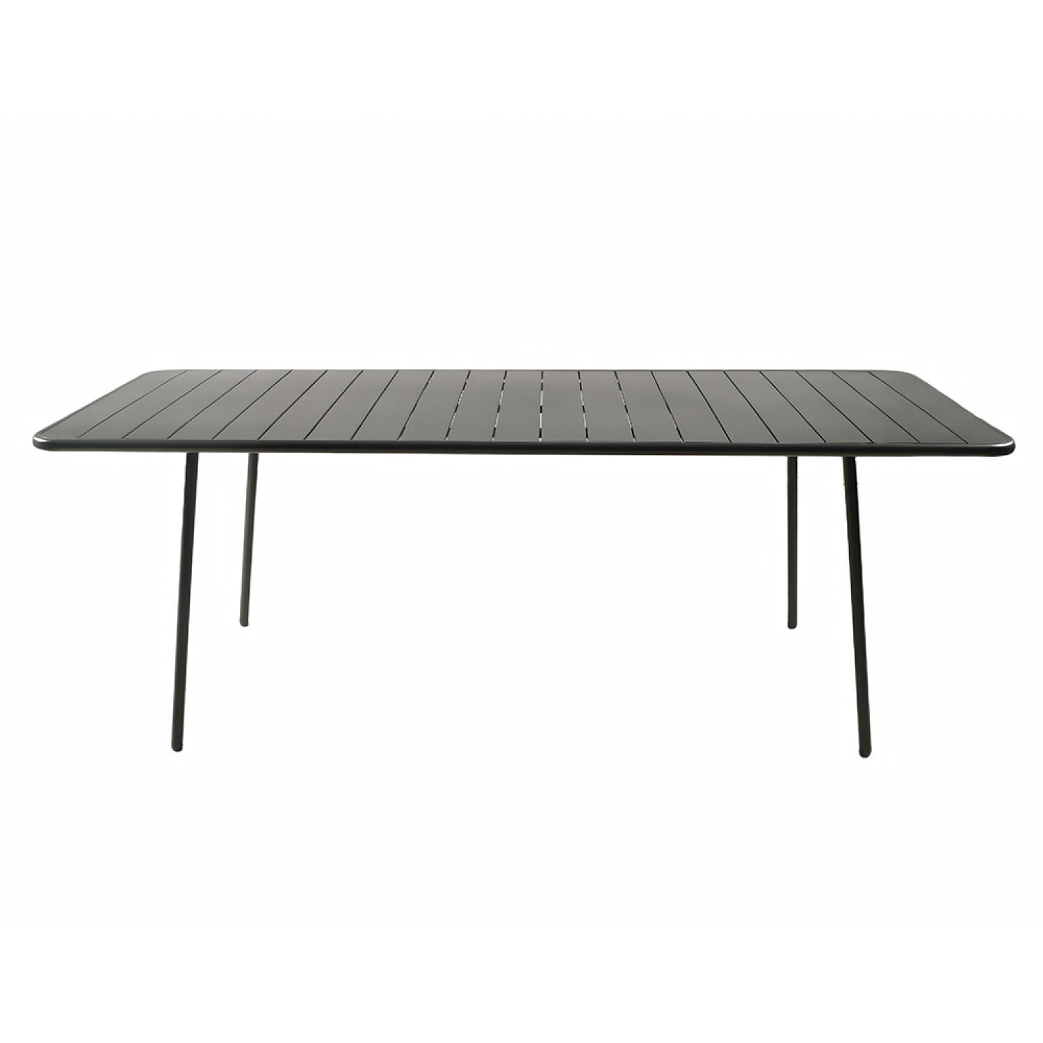 GARTENTISCH Bergame Grau für 8 Personen - Grau, Metall (200/80/72cm) - Concept Usine