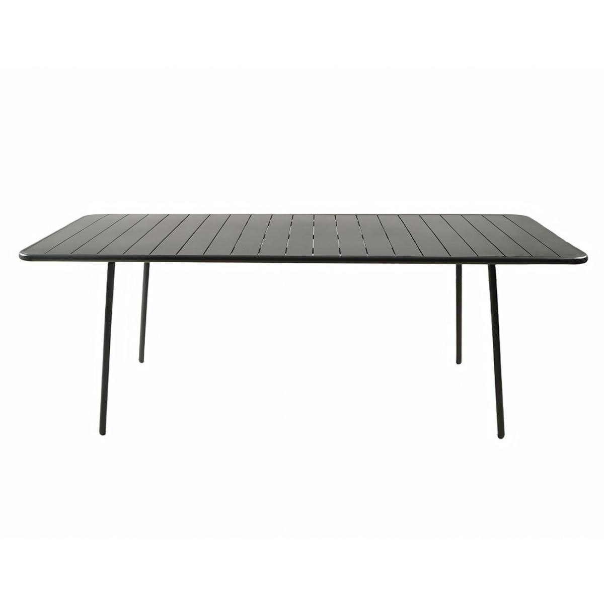 GARTENTISCH Bergame Grau für 8 Personen - Grau, Metall (200/80/72cm) - Concept Usine