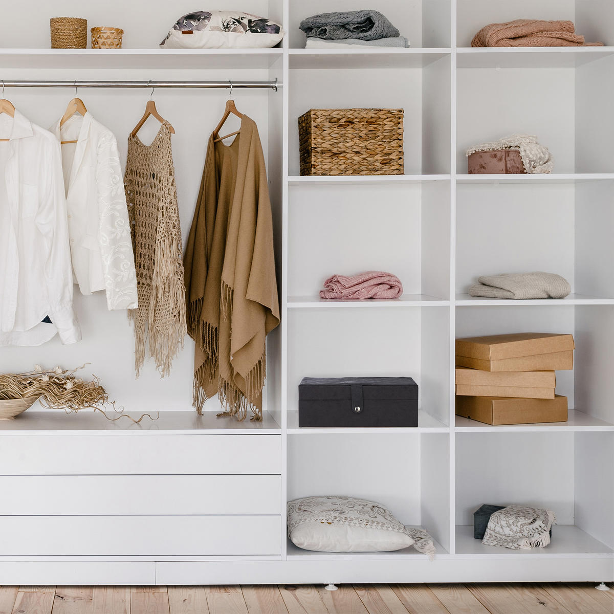 SCHMUCKKÄSTCHEN - Braun, Holzwerkstoff/Wellpappe (29/10/20cm) - Relaxdays