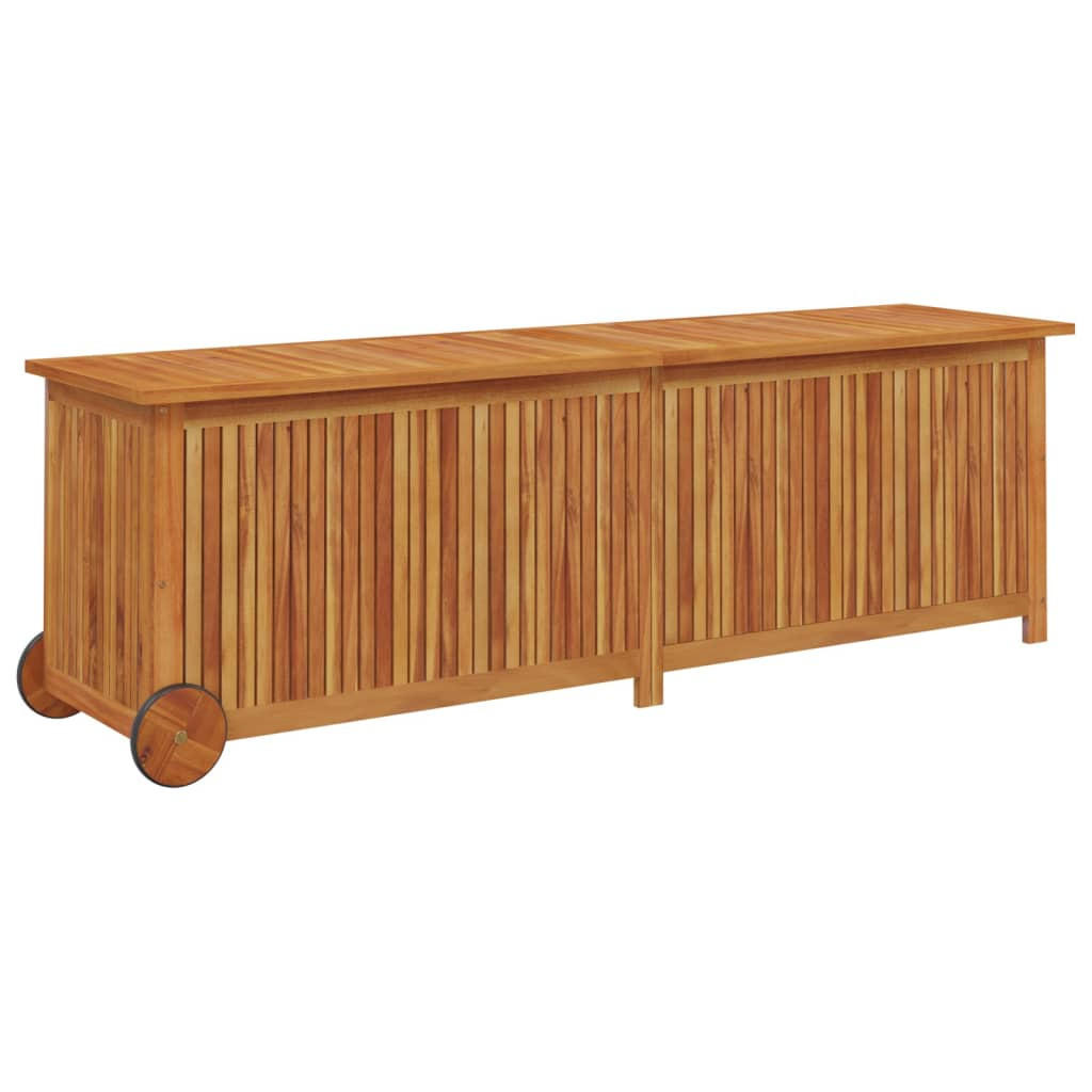 furnicato Gartentruhe Braun 150x58x50 cm