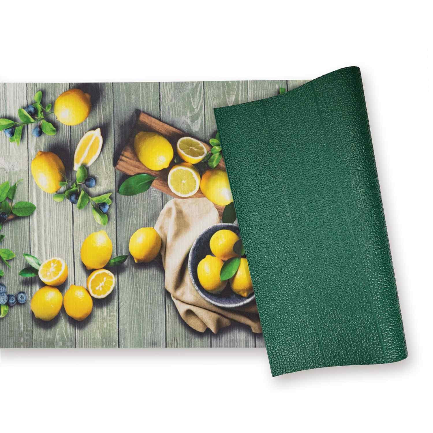 KÜCHENLÄUFER ZITRONE - Gelb, Textil (50/220cm) - WohnDirect