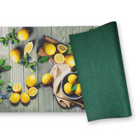 KÜCHENLÄUFER ZITRONE - Gelb, Textil (50/120cm) - WohnDirect