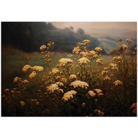 FOTOTAPETE Blumen Natur Braun 200x140 cm - Multicolor, Papier (200/140cm) - Wallarena