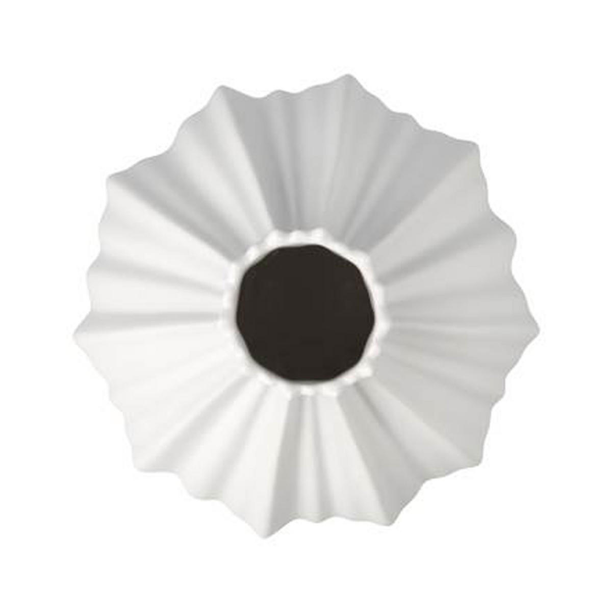 VASE Bahar, Biskuit-Porzellan, weiß, H 18 cm - Weiß, Keramik (18cm) - Goebel