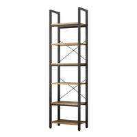 BÜCHERREGAL, braun 40/30/187.5 - Braun, Holzwerkstoff (40/187.5/30cm) - Rebiko