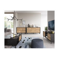 WOHNZIMMER Set 4-tlg. – DIAMOND – Eichefarben - Eichefarben, Holzwerkstoff (103.5/76.7/39cm) - hi-markt