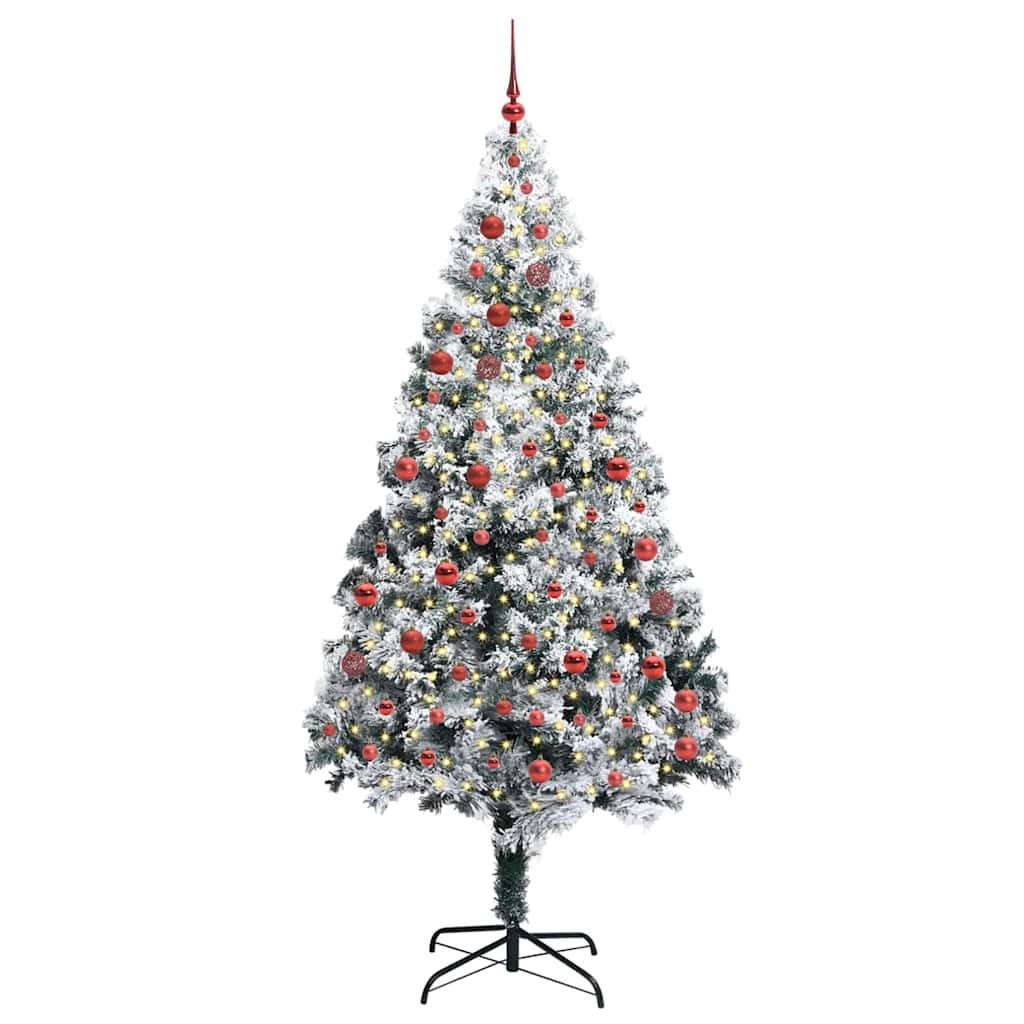 vidaXL Weihnachtsbaum Weiß 210 cm