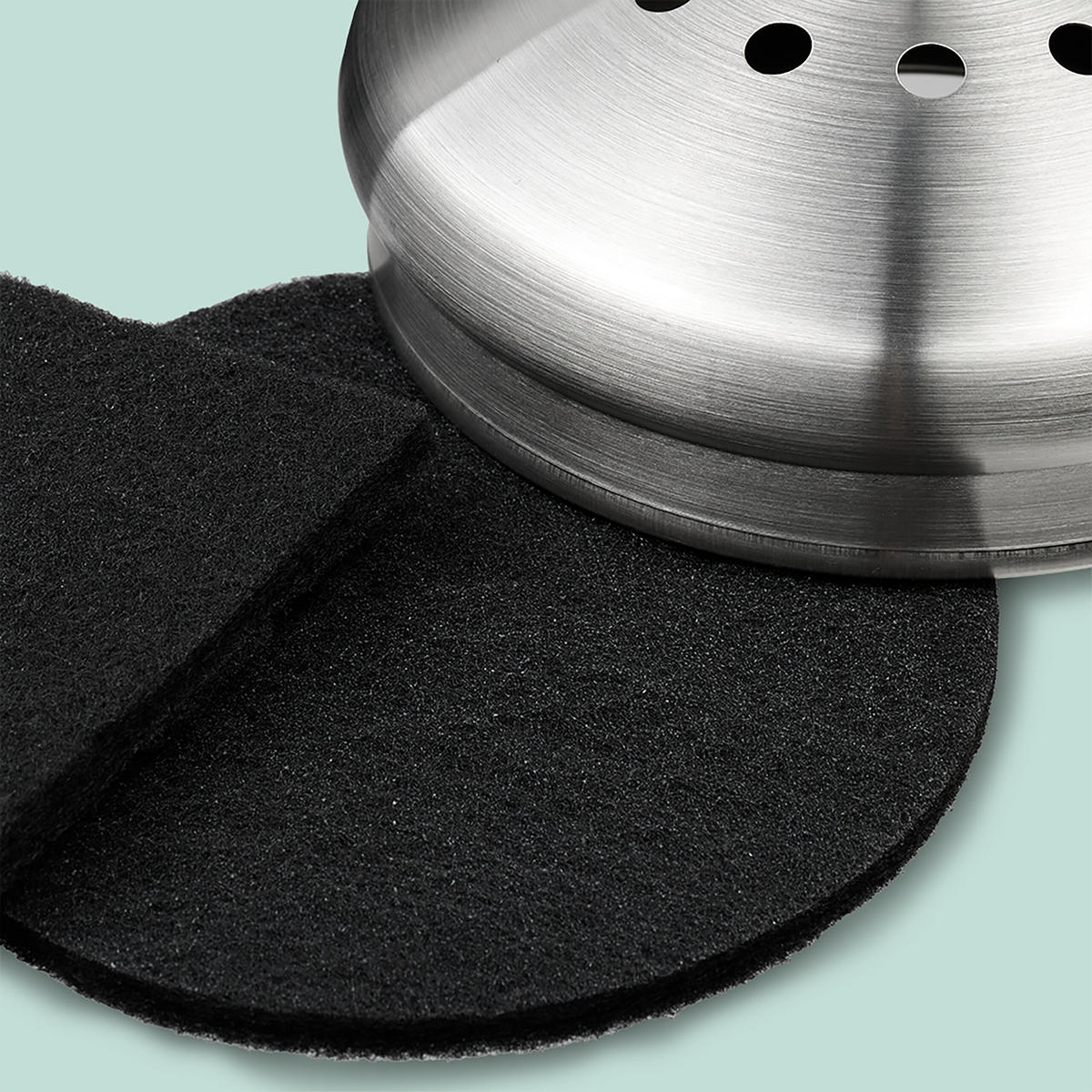 KOMPOSTÉR - biela, kov/textil (21/29/18.5cm) - Relaxdays