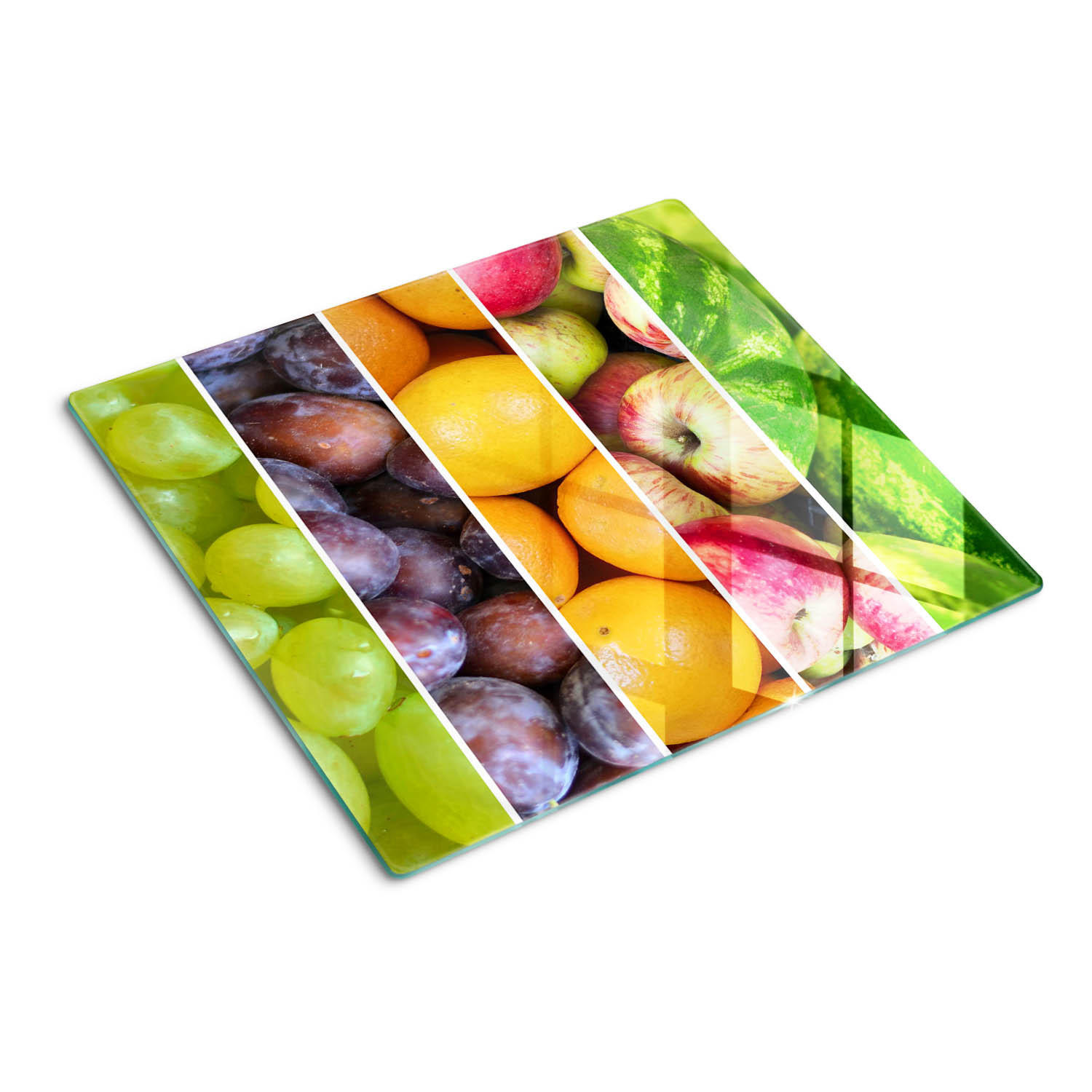 GLASPLATTE 60x52 cm Obst - Multicolor, Glas (60/0.4/52cm) - TULUP