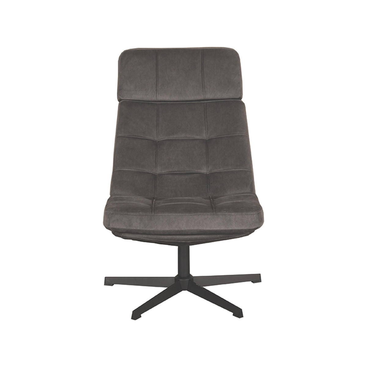 SESSEL Alvar Anthrazit 57/53/83 cm - Anthrazit, Textil (53/83/57cm) - LABEL51