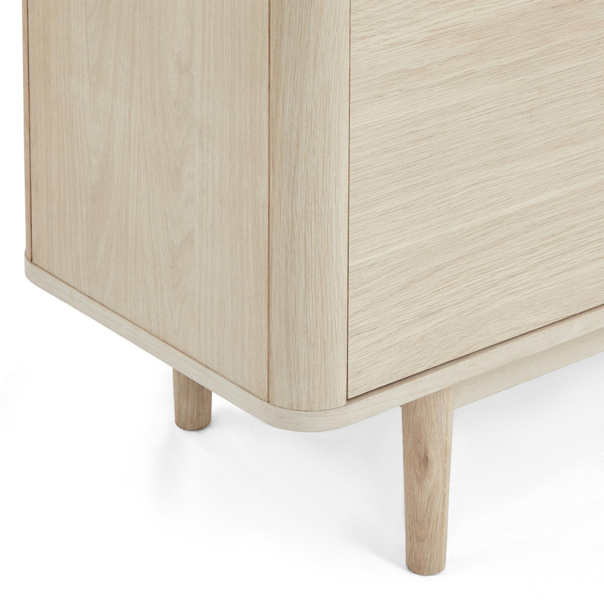 SIDEBOARD Eiche massiv - Eiche Bianco/Eichefarben, Holz/Holzwerkstoff (180/75/45cm) - Furnhouse