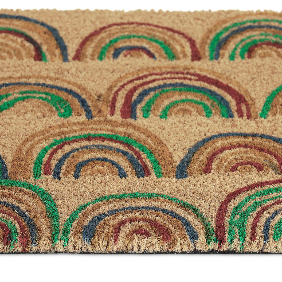 FUSSMATTE - Multicolor, Kunststoff/Textil (60/40cm) - Relaxdays