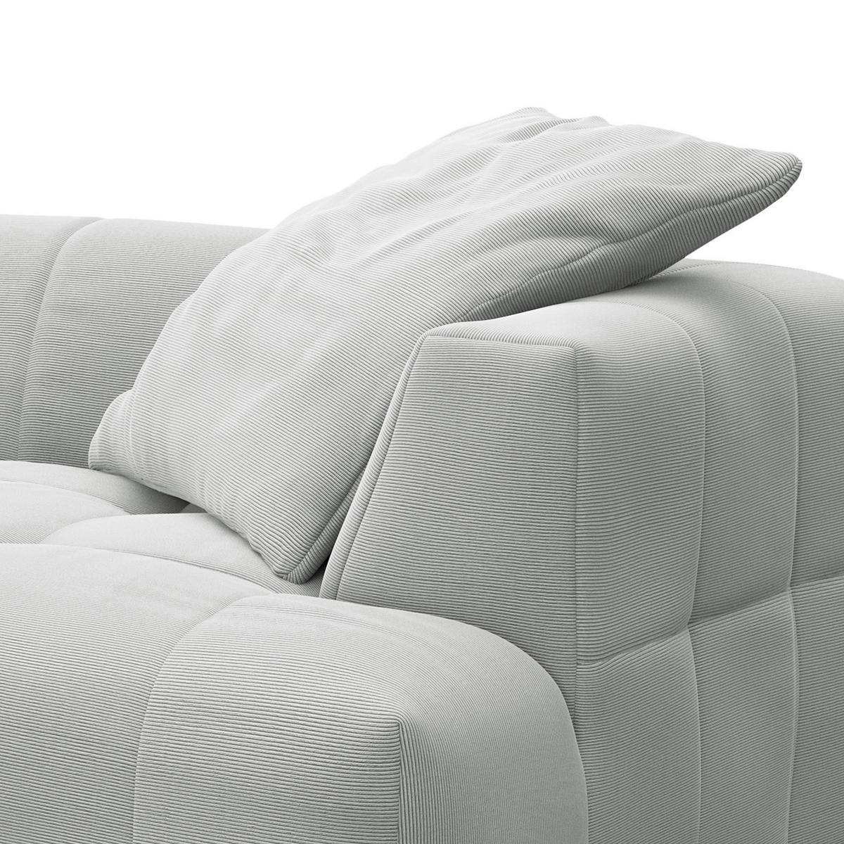 BIGSOFA - Schwarz/Grau, Holz/Kunststoff (270/72/93cm) - home24