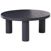 COUCHTISCH Schwarz Maumee - Schwarz, Holzwerkstoff (80/80/36cm) - Beliani