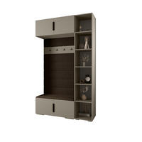 GARDEROBEN-SET 236,7/140/47 - Kaschmir/Goldfarben, Holz/Kunststoff (140/236.7/47cm) - Abiks Möbel