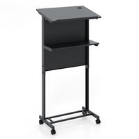 SCHREIBTISCH Schwarz MDF 60/40/108.5 cm - Schwarz, Holzwerkstoff (60/40/108.5cm) - Gemütlich Home