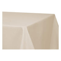 TISCHDECKE Leinenoptik 110x110 cm eckig Creme - Creme, Kunststoff (110/110cm) - TiborTex
