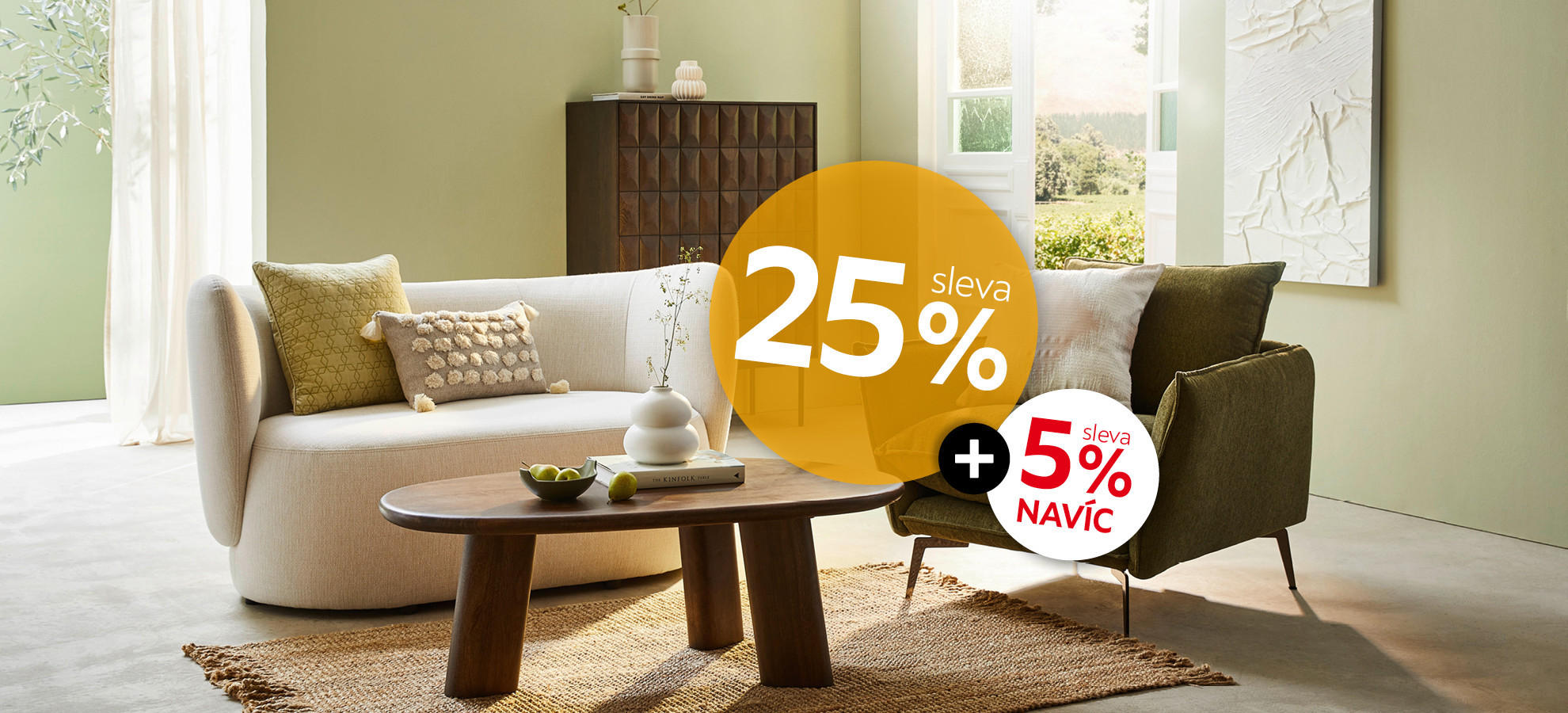 Sleva 25 % + 5 % navíc