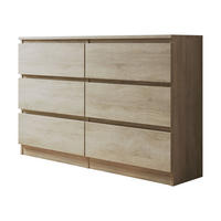 KOMMODE Malwa M6 120 - Sonoma Eiche, Holzwerkstoff (120/77/30cm) - MIRJAN24