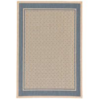 MODERN FLACHGEWEBE RUGGY KARO BORDÜRE - Blau, Textil (120/170cm) - Pergamon