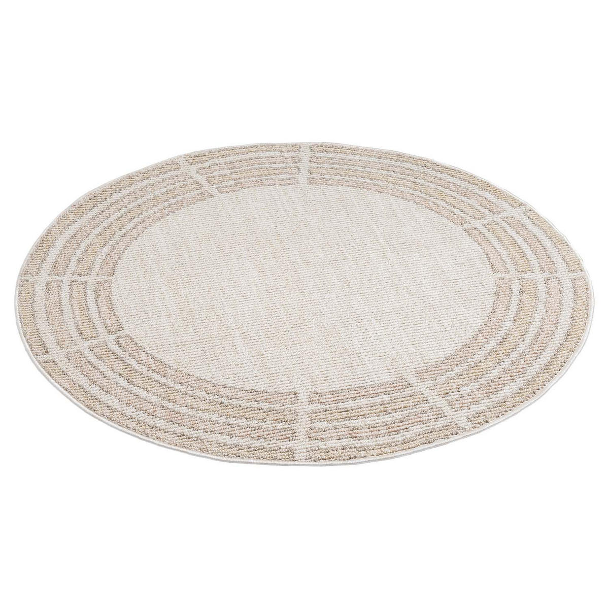 KURZFLOR-TEPPICH Clasico 9068 Rosa 200 cm Rund - Rosa, Textil (200/200cm) - carpet city