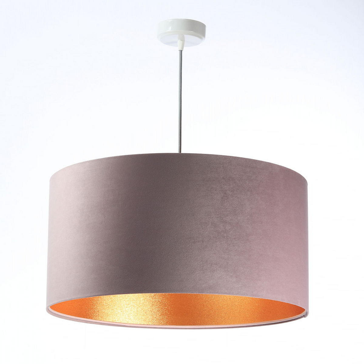 HÄNGELEUCHTE Gold 60/30 cm - Pink/Goldfarben, Kunststoff (60/1.1/30cm) - ONZENO
