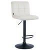 BARHOCKER Samt creme - Creme/Schwarz, Textil/Metall (46/94/47cm) - CLP