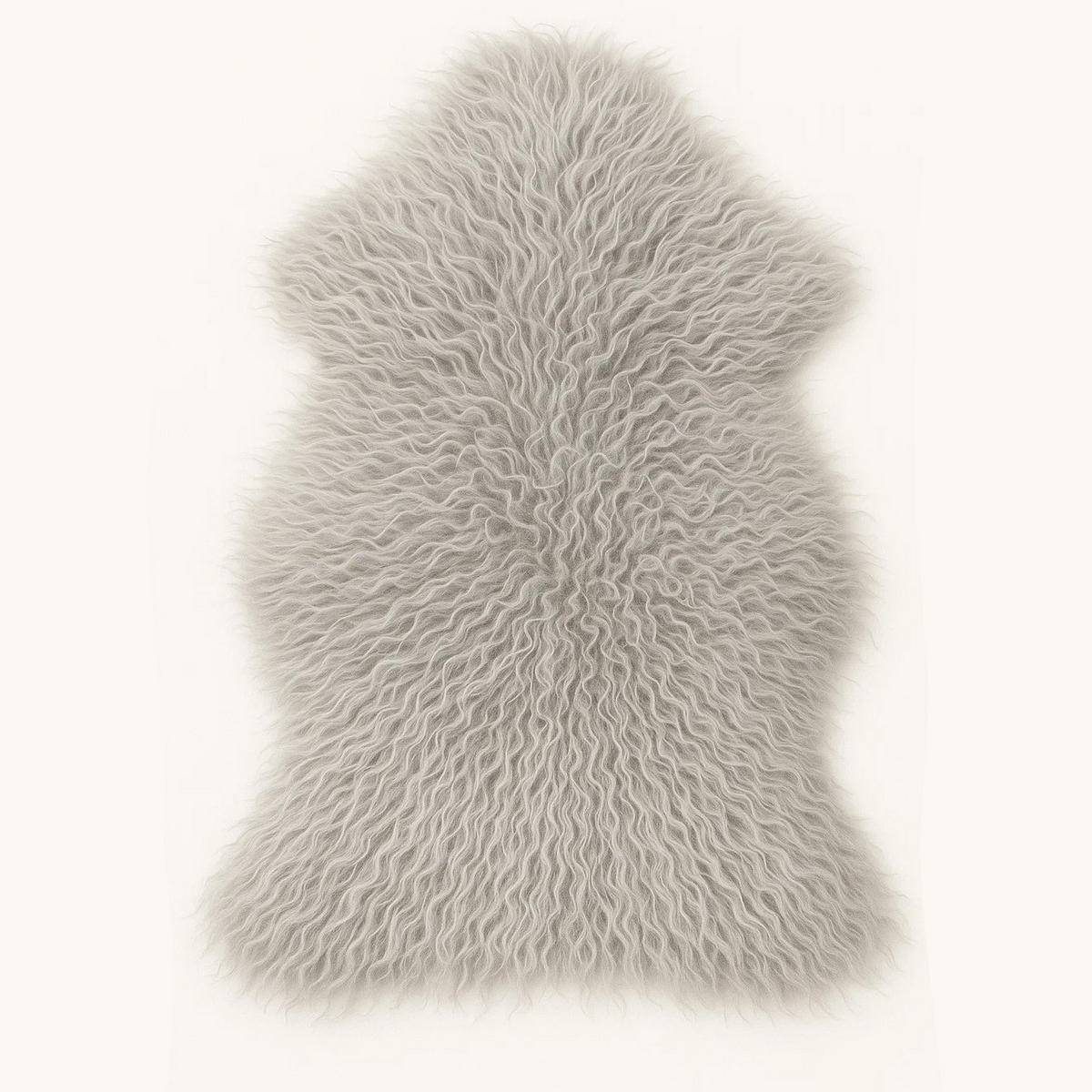 SCHAFFELL Island Lammfell lockig ca. 110 cm Naturfarben - Taupe, Fell (60/110cm) - Provellus